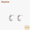 Tancise 925 Sterling Silver Zircon Earrings Drop Earrings For Women Wedding Party Gifts