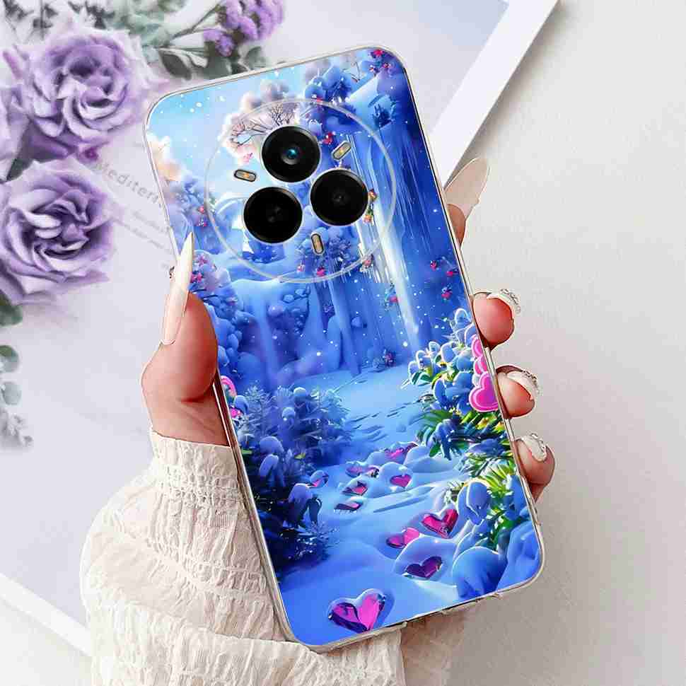 Чехол для Realme 14 Pro 5G RMX5056 Новый модный стиль Мягкий силиконовый чехол из ТПУ для Realme 14Pro+ 14Pro Plus 5G RMX5051 Защитный корпус-бампер