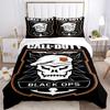 Call Duty Black Ops Emblem Print 3Pcs Bedding Setduvet Cover With 2 Bedropillowcase Home Birthday Gift