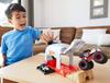 Игровые наборы Hot Wheels Monster Truck Launcher с грузовиком Team Shark Wreak Monster Truck и автомобилем Bone Shaker 164,