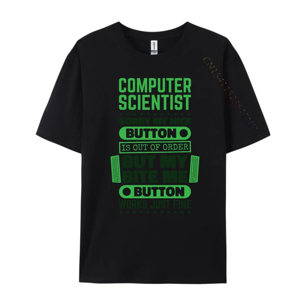 Bite Button Works Computer Scientist And Computer Science Sports T Shirt Unisex Custom T Shirt Tshirts Valentines Day