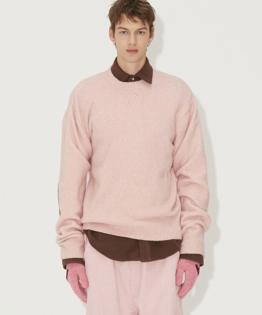 NOHANT Elbow Patch Soft Knit Aurora Pink