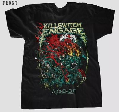 KILLSWITCH ENGAGE - Подарок-искупление для фаната Черная Абсолютно новая футболка Унисекс футболка