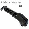 MP Style Gloss Black Car Rear Bumper Diffuser Splitters For BMW 1 Series M Sport F20 F21 M135i M140i 2015-2019 Tuning Body Kits