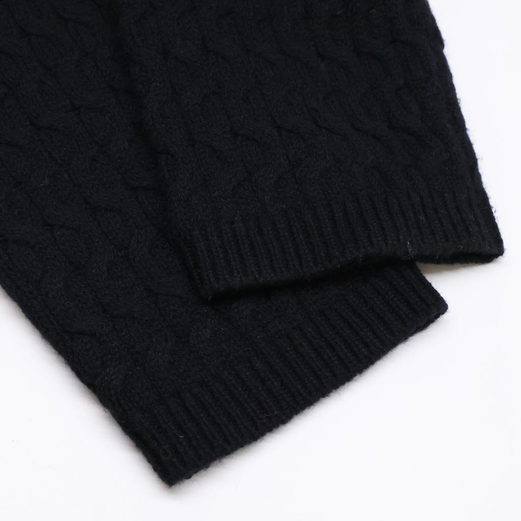 Theory [22AW] 01-2301708-050-904 Cashmere-blend Wool Sailor Collar Knit Sweater/ Tops M blackUsed