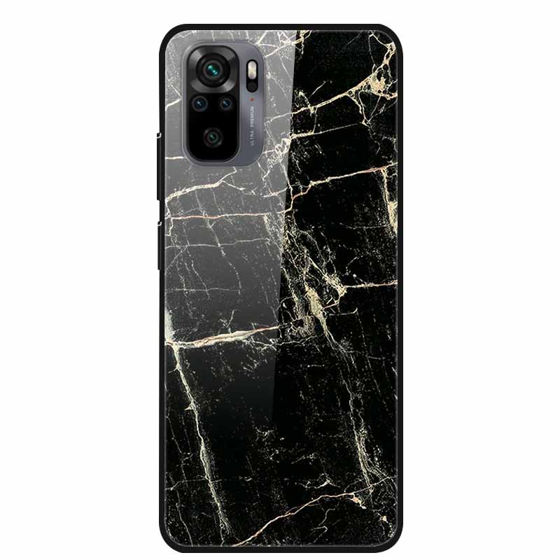 Закаленное Стекло Чехол для Redmi Note 10 Pro Чехол Жесткий Чехол для Xiaomi Redmi Note10 5G Чехол для Телефона Note10 Pro Fundas Бампер из ТПУ