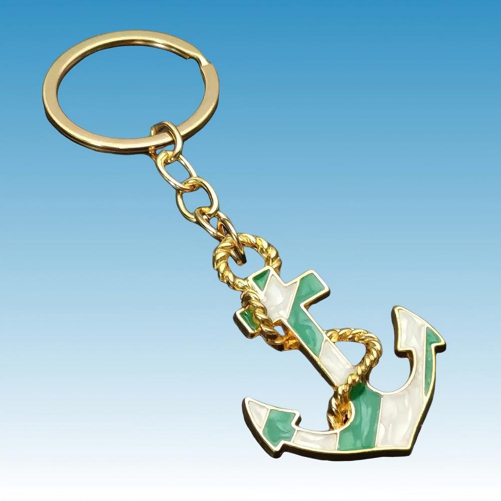 Charm Retro Metal Ship Anchor Keychain Bag Hanging Adventure Shipr Pirate Keyring Badge Car Key Trendy Personalization Gifts