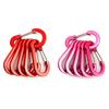 6 Pieces 12 Pieces Outdoor Use Camping Multi-tool Carabiner Steel Small Carabiner Clip Fishing Accessories