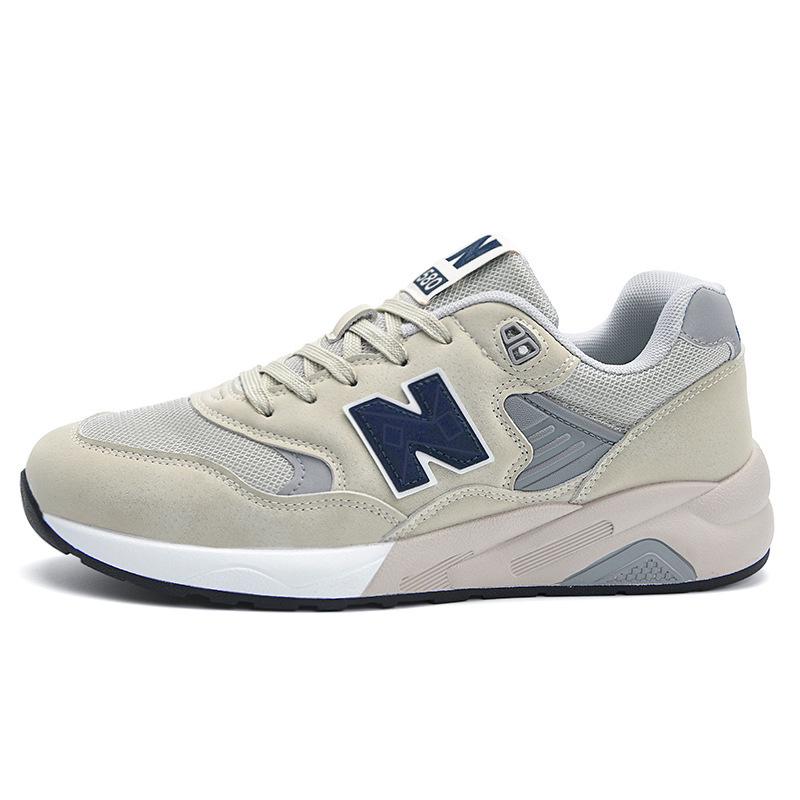 Универсальные кроссовки для папы: Модные дышащие кроссовки на толстой подошве с классическим логотипом N для мужчин и женщин