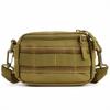 Phoenix Ikki Small Accessory Fits Belt Molle Available In 5 Camouflage Multifunctional Tactical Tool EDC Mini Crossbody Brown Bag, 5.5-inch