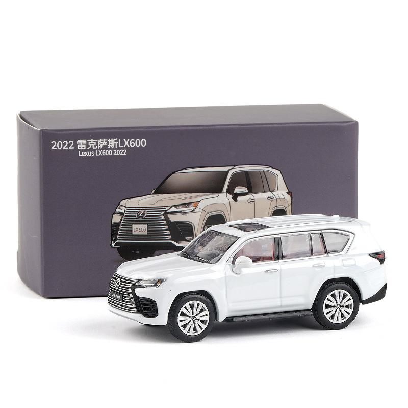 QMV5 1:64 Lexus LX600 Sport Miniature Model JKM 1/64 Premium SUV Toy Car Vehicle Free Wheels Diecast Zinc Alloy Metal Collection Gift