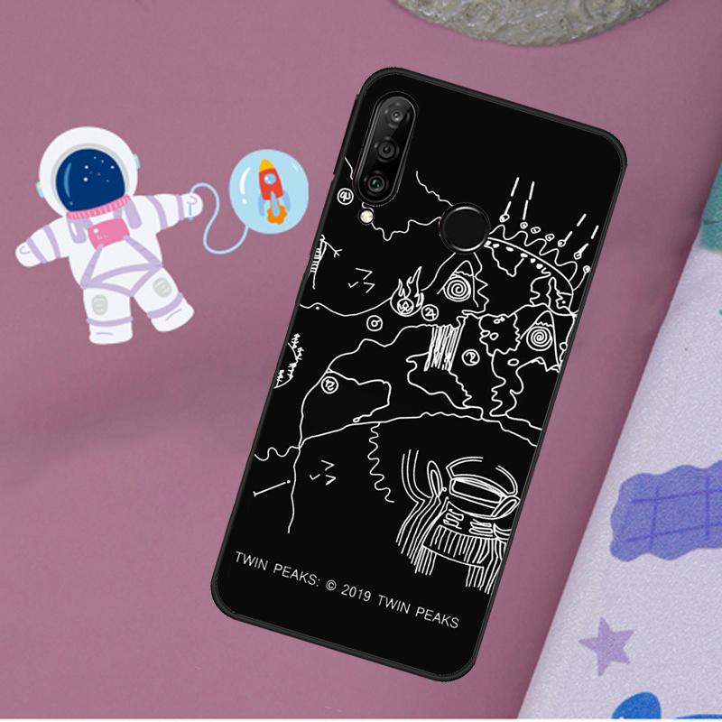 Добро пожаловать в Твин Пикс Чехол для Huawei Nova 11i 7i 8i 12i 12s Y73 Y70 Y90 Y60 Y72 Y61 Y91 9 10 SE P40 Lite P30 Pro