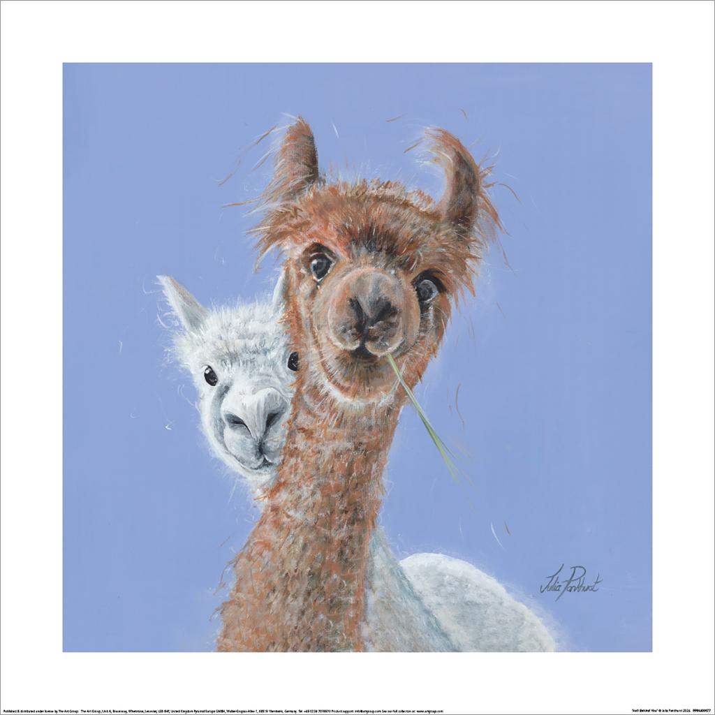 Julia Pankhurst HeÂ´s Behind You Wooden Block