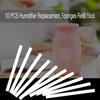 10 шт. Сменные фильтрующие хлопковые палочки для USB-бутылки для воды, увлажнителя, диффузора. Хорошо впитывающие, качественные, с емкостью для хранения воды.