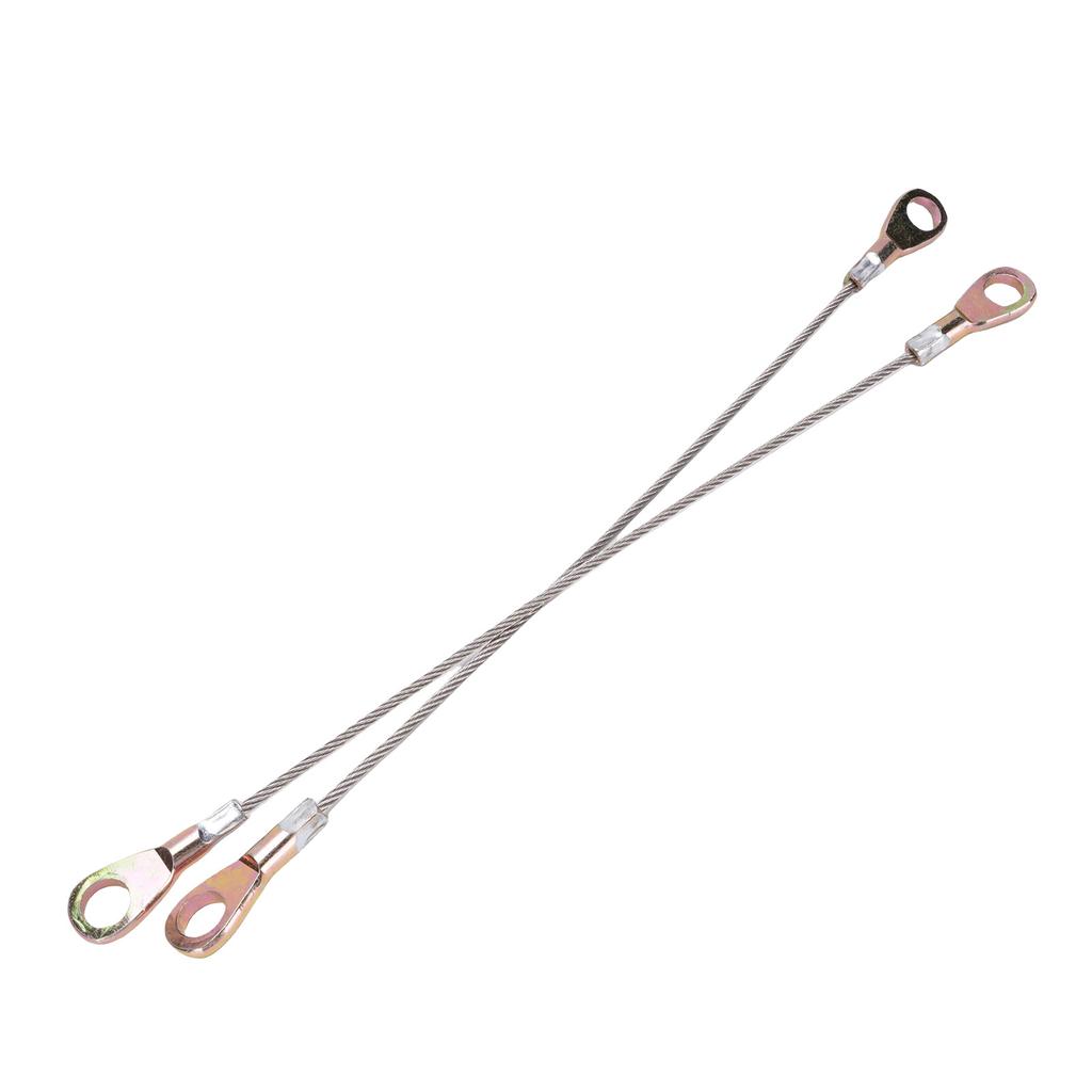 2 шт. 10,6 дюйма Трос задней двери с крюком Трос из нержавеющей стали Автомобильный трос задней двери Замена для Mule 3000 3010 3020