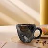 Imitation Mineral Crystal Coffee Mugs Elegant Imitation Mineral Cup Multi-use Imitation Mineral Crystal Mug for Milk Coffee Tea