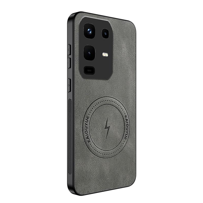 Для infinix Note 50 40 30 Pro Чехол Полная совместимость с MagSafe Внутренняя и внешняя амортизация Легкая роскошь Текстура кожи