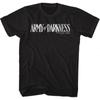 Army Of Darkness Darkness White Logo Черная футболка унисекс