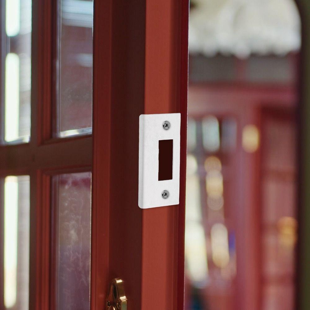Universal Standard Deadbolt Restorer Strike Plates Stainless Steel Spacer Access Blocking