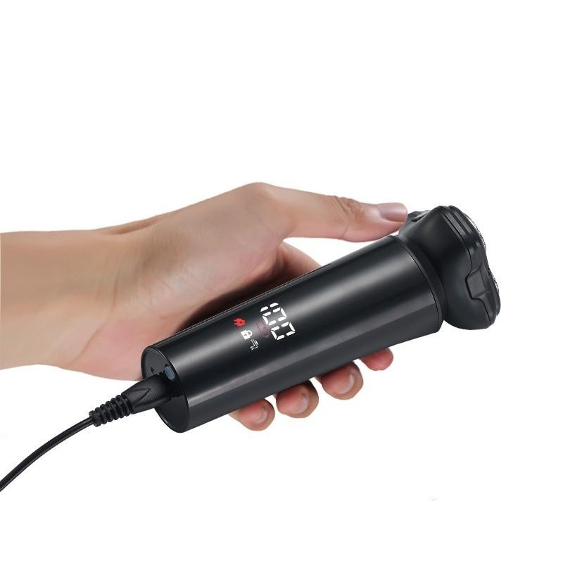 Электрическая с бритвой три лезвия можно мыть по всему телу для мужчин