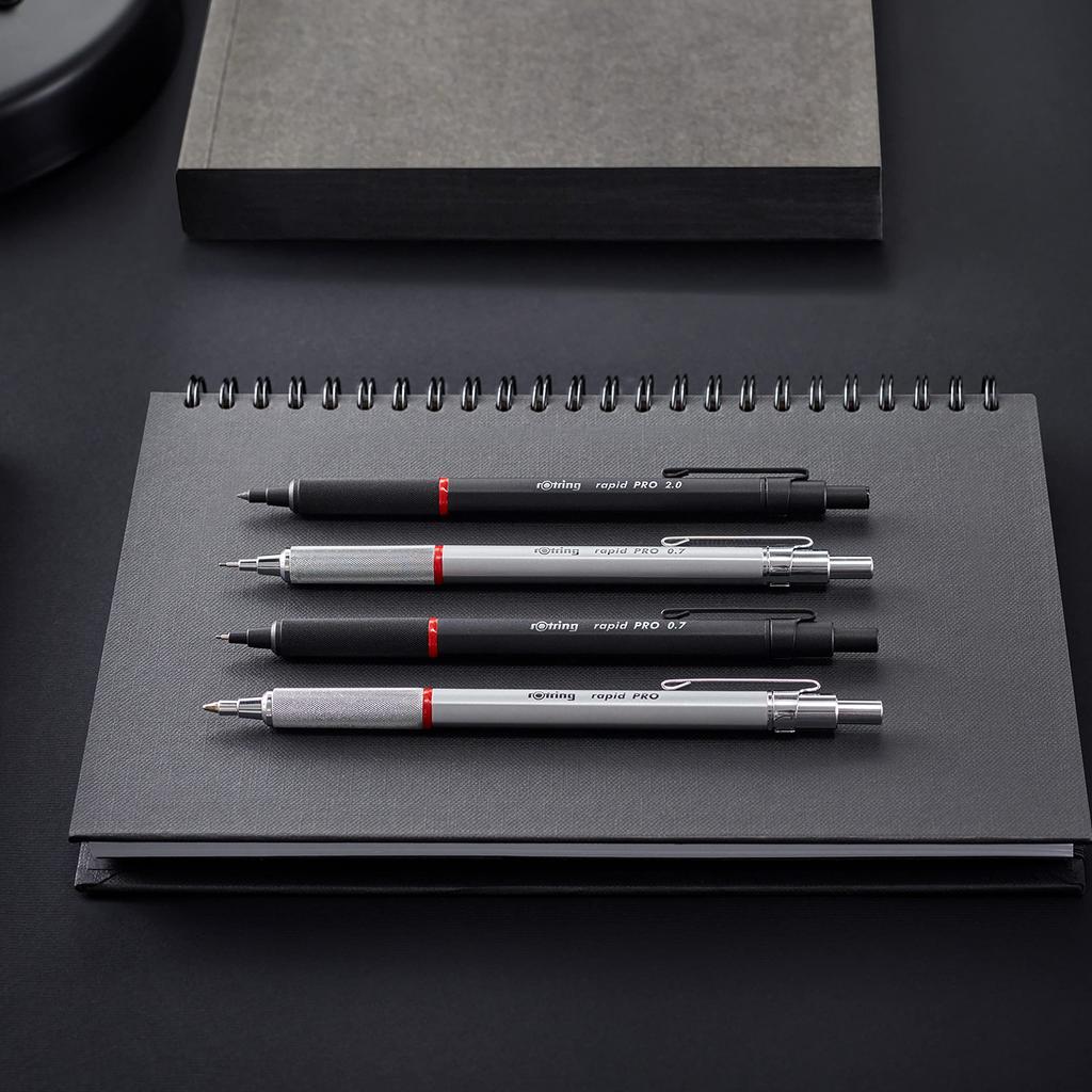 Шариковая ручка Rotring Rapid Pro, Японская, Черная, 1904-292 [Оригинальный продукт]