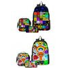 Large-capacity Backpack For Primary And Secondary School Students, Cartoon Shoulder Bag And Pencil Case For Children