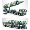 Масштаб 1/64, китайская ракета-пусковая машина для межконтинентальной ракеты DF-31A, литая под давлением модель игрушки, автомобиль со звуком и светом для детей, коллекция для малышей