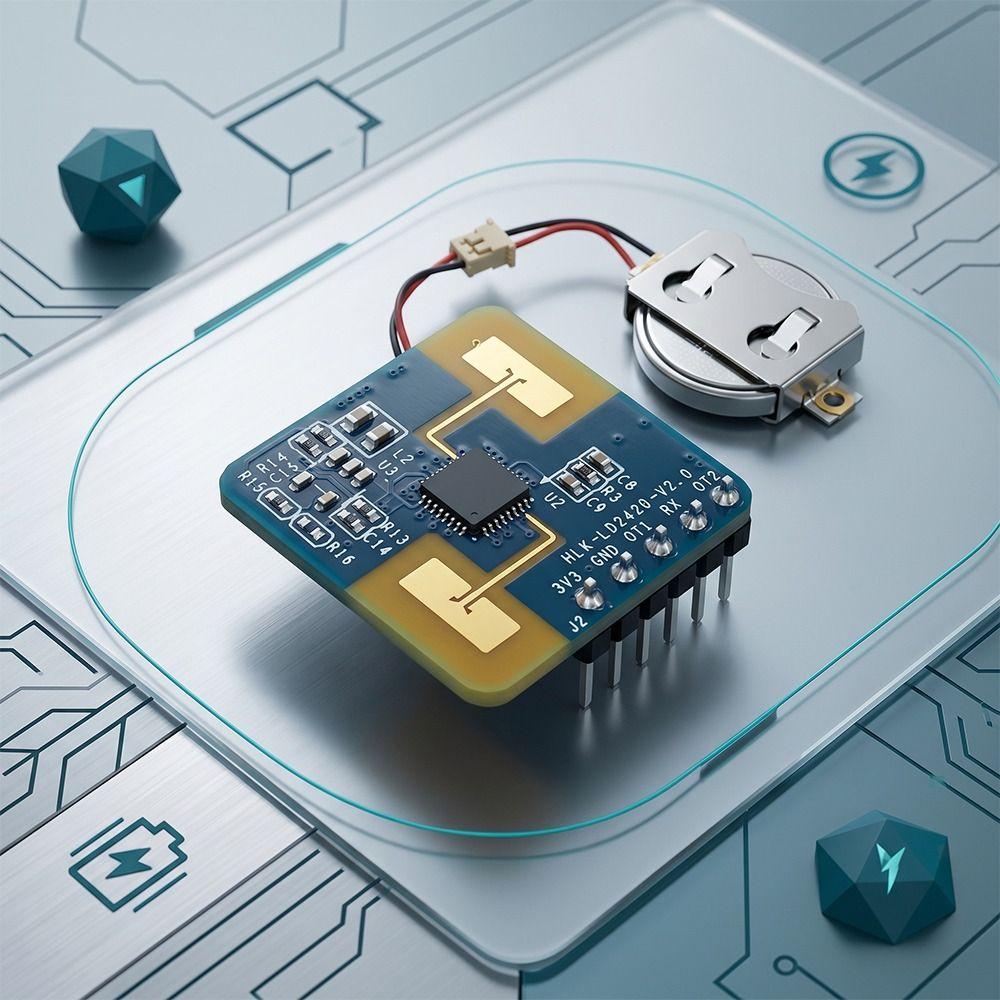 Радарный датчик LD2420, дальность 8 м, GPIO выход, датчик обнаружения микродвижения, датчик присутствия человека, HVAC