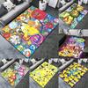 Cartoon Pokémon Elf Pikachu Carpet Children's Living Room Bedroom Soft Entrance Floor Mat Non-slip Home Cute Decor Rug