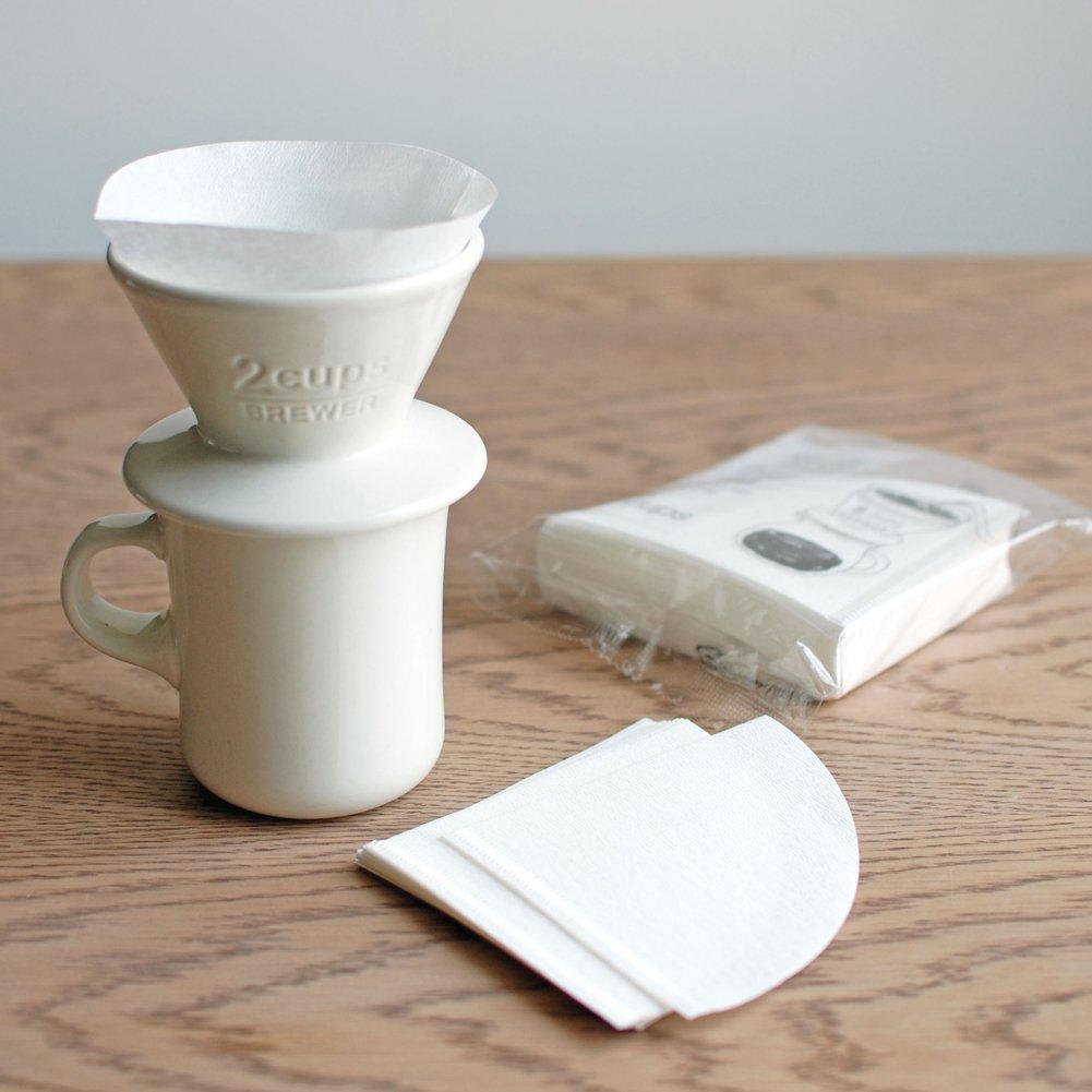 KINTO SCS Brewer Porcelain White Coffee Cup Dishwasher Safe 27629 2-cup