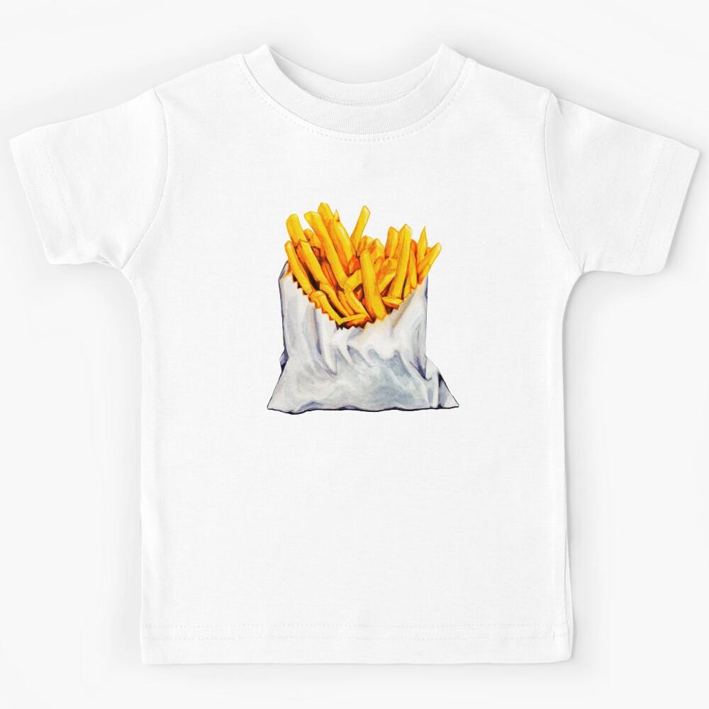 French Fries Pattern Kids T-Shirt
