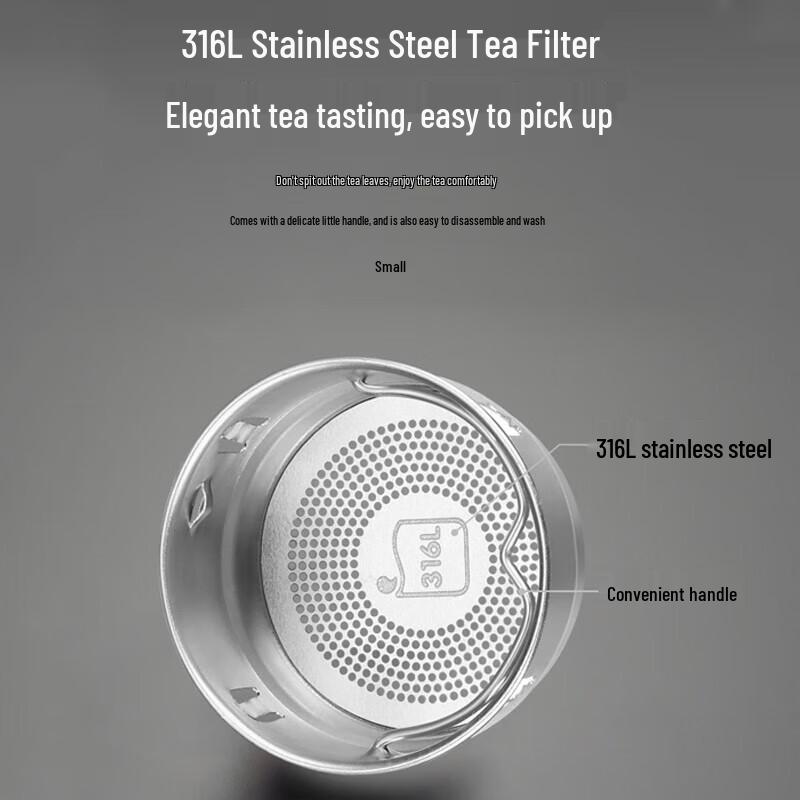 SUPOR Portable Double-Wall Borosilicate Glass Tea Tumbler