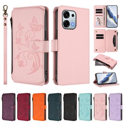 Кожаный держатель для карт Чехол для телефона на Для Coque Oppo A6 A5 A3 A3X A5X A6X A3 A5 A6 Pro 4G 5G A5M Магнитный кошелек Чехол-книжка