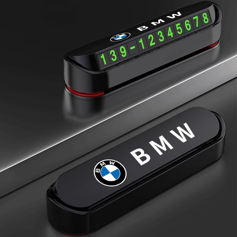 S85746 Car interior Temporary Parking Card Phone Number Card Plate For Bmw M Power E36 E38 E90 E60 E87 E34 E53 X3 X5 X6 TCFJN1