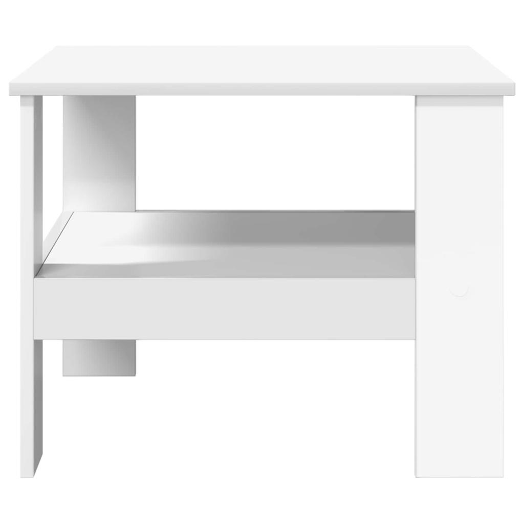 White Coffee Table 57 x 55 x 45 cm Engineered Wood