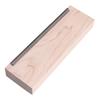 Yibuy 153mm Guitar Fret File, Guitar Edge Tool, Maple Wood Block, Chamfering Tool for Guitar Fret Repair, Guitar Accessories