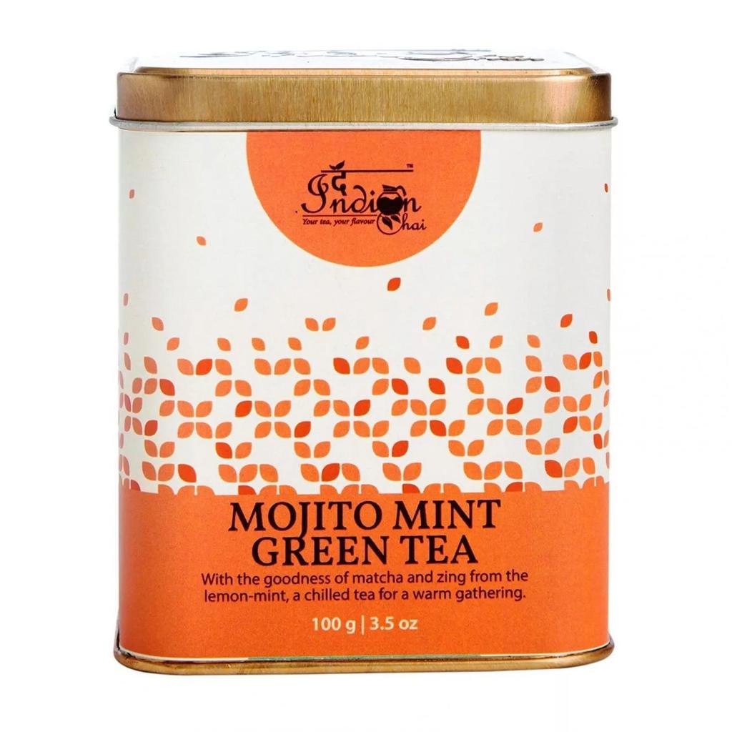Green Tea Mojito (100 G), Mojito Mint Green Tea, Indian Chai
