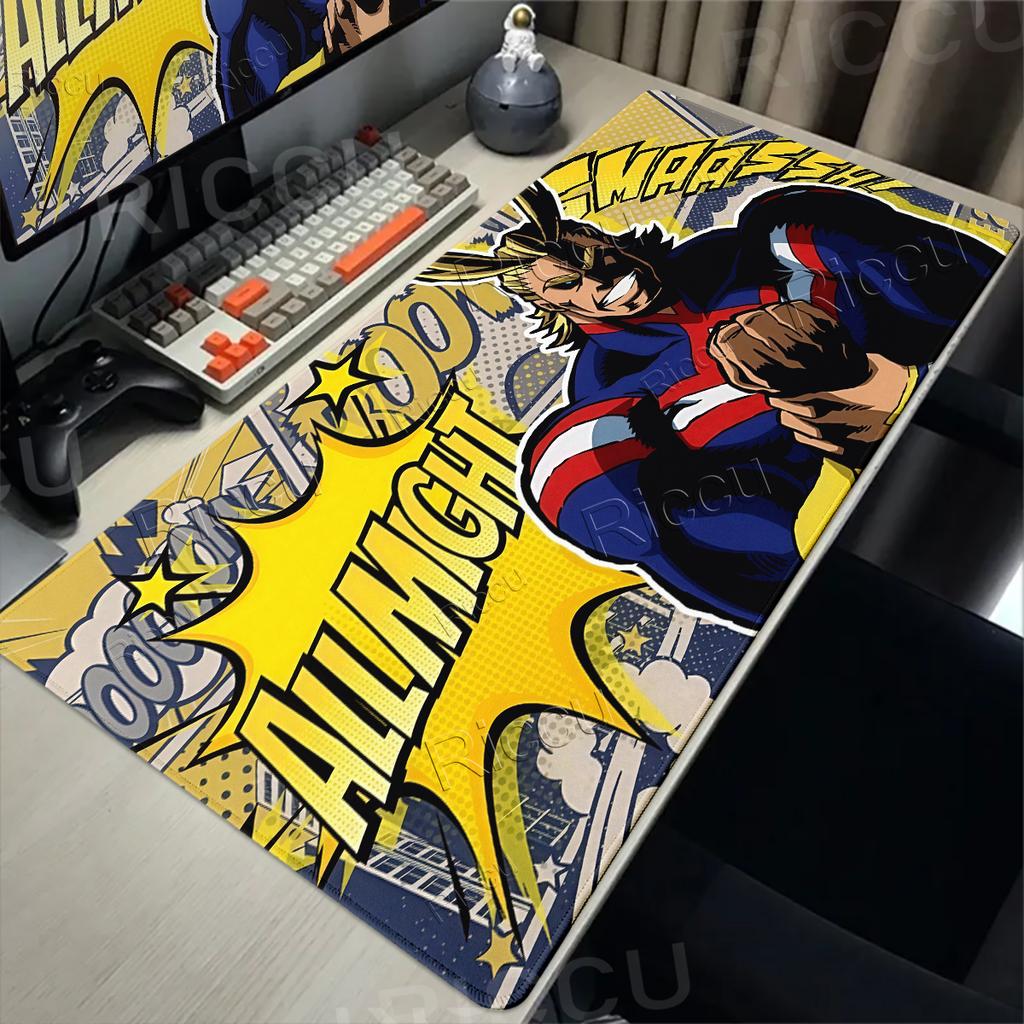 Коврик для мыши My Hero Academia Все персонажи HD Печать Компьютерный Игровой Блокировка Края Нескользящий Ковер для Стола Аксессуары для ПК Клавиатурный Коврик