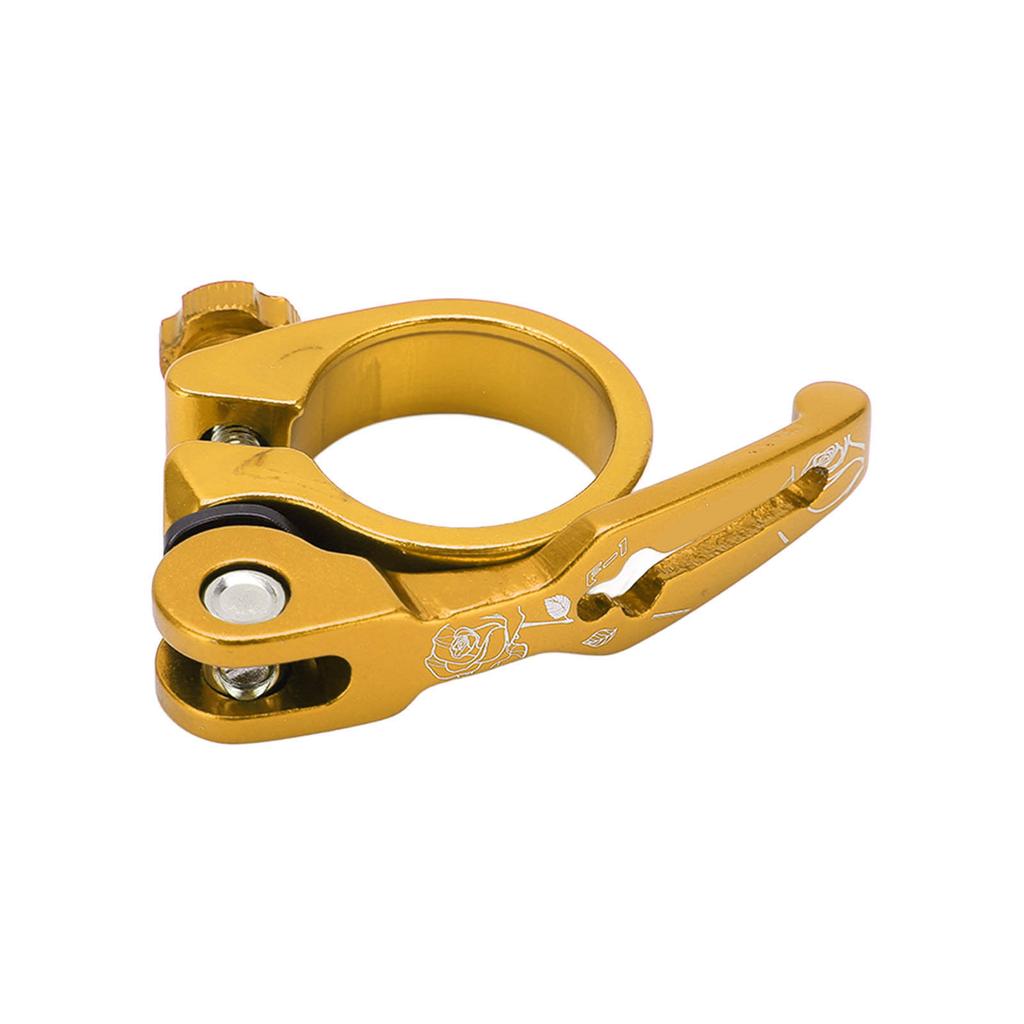 VIARON Велосипедный быстросъемный зажим подседельного штыря Алюминиевый сплав 34.9ММ Зажим для седла для горного велосипеда Шоссейного велосипеда