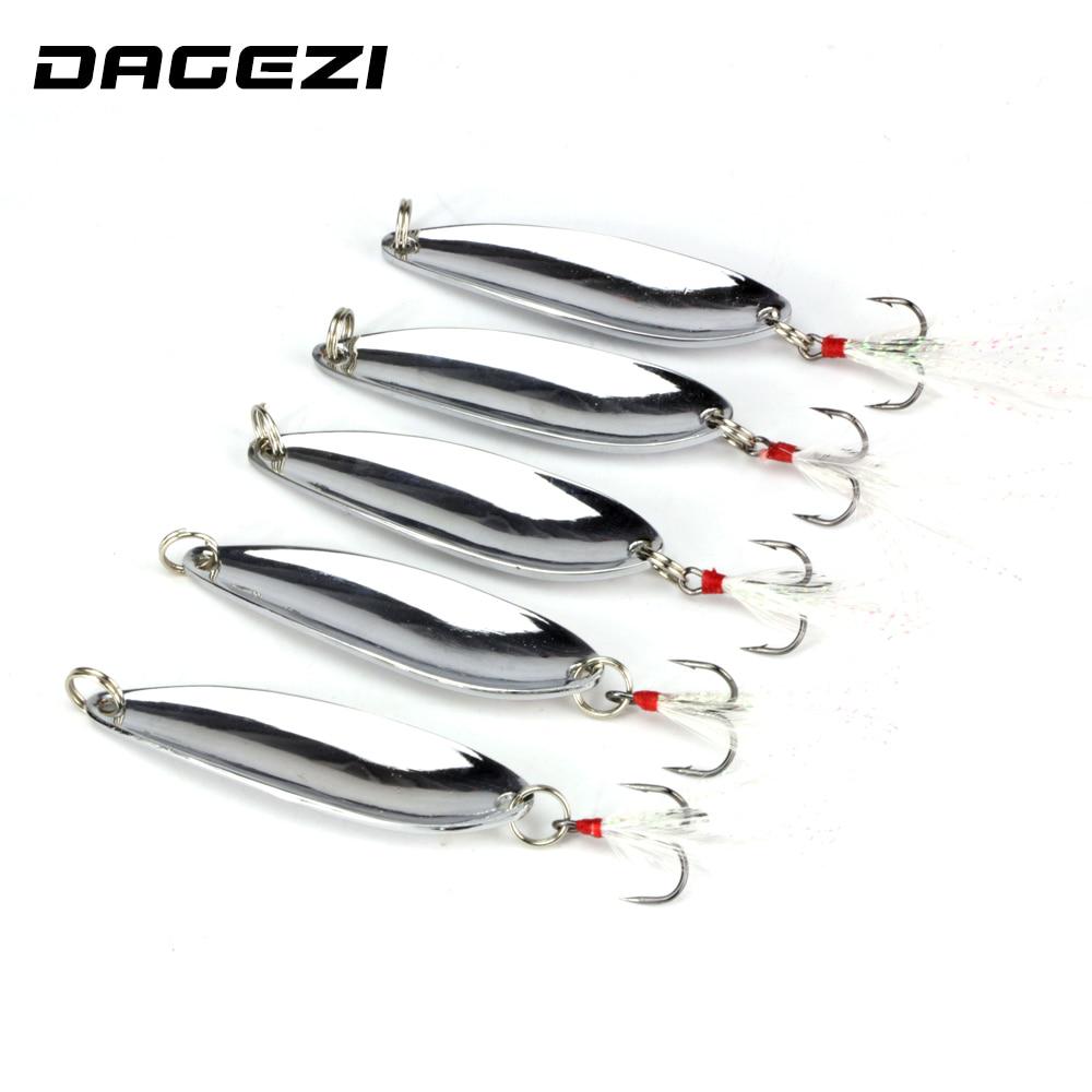 Рыболовная приманка с металлическими блестками, ложка, приманка с перьями, твердые приманки с шумом, тройной крючок, рыболовные снасти