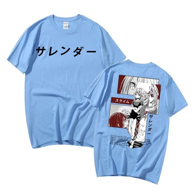 That Time I Got Reincarnated As A Slime Tshirt Anime Unisex Women T-shirt Short-sleeved Rimuru Tempest Unisexga Graphic T Shirt Male