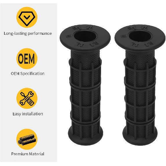 M MATI Handlebar Grips For Yamaha Raptor Grizzly Kodiak Bruin Big Bear 80 125 200 250 350 400 450 550 660 700 YFM250 YFM350 YFM400 YFM700 YFZ450