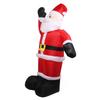 2,4 м рождественские надувные Санта-Клауса, уличные рождественские украшения, надувной декор для двора на Рождество