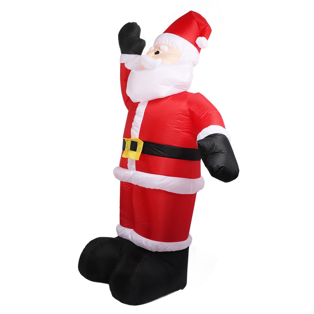 2,4 м рождественские надувные Санта-Клауса, уличные рождественские украшения, надувной декор для двора на Рождество