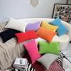 Luxury Rectangular Plush Pillowcase: Portable, Removable, and Washable for Sofa