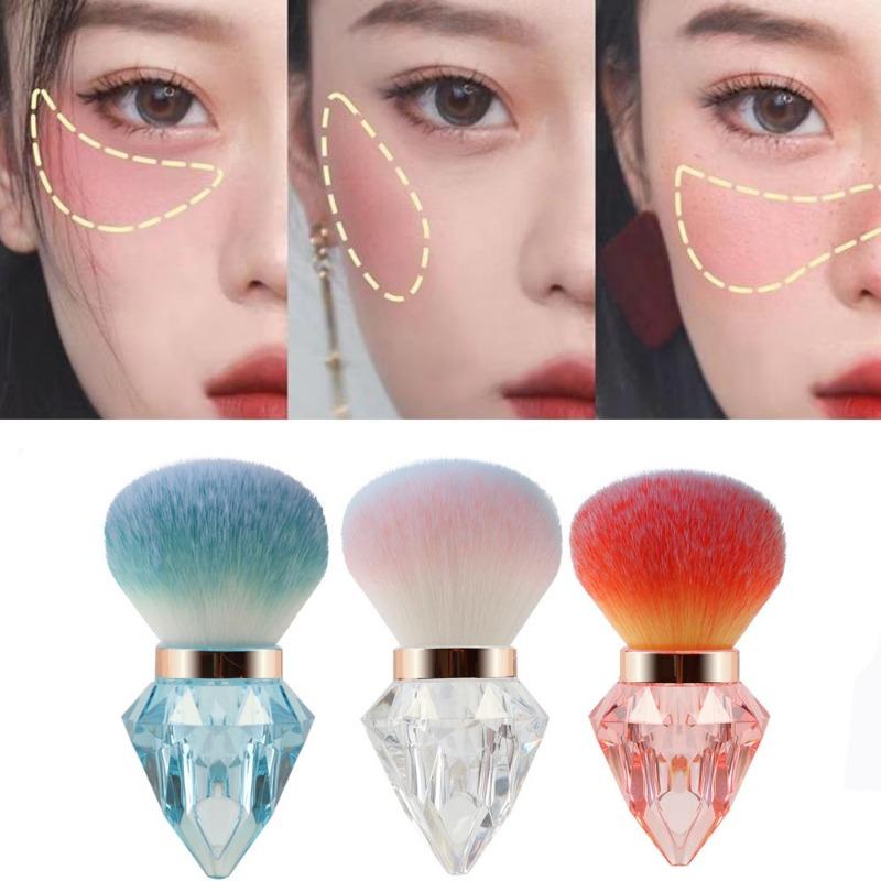 Новая модная алмазная кисть для ногтей с грибовидной головкой, большая косметическая кисть для пудры