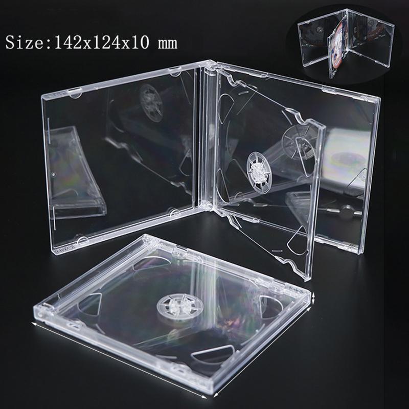 Пластиковый кейс для DVD Портативный бокс для хранения CD Упаковка для CD-дисков Прочный бокс для DVD Утолщенный бокс для CD/DVD-дисков