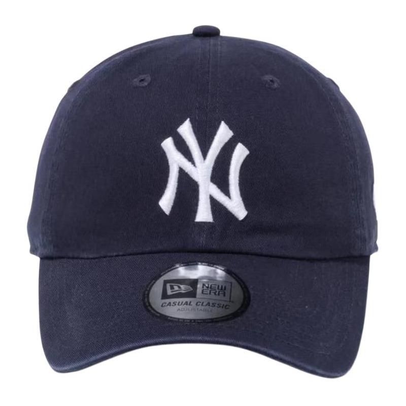 New Era Изогнутый козырек, вышитая бейсболка, одинаковый стиль для мужчин и женщин, Темно-синий F Версия США