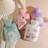 High Quality 500ml Hot Water Bottle Cute Multipurpose Hot Water Bag Removable Portable Hand Warmer