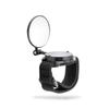 RegiProb Bicycle Rearview Black Mirror, Wrist-Mounted, Round, Lightweight, 360°,